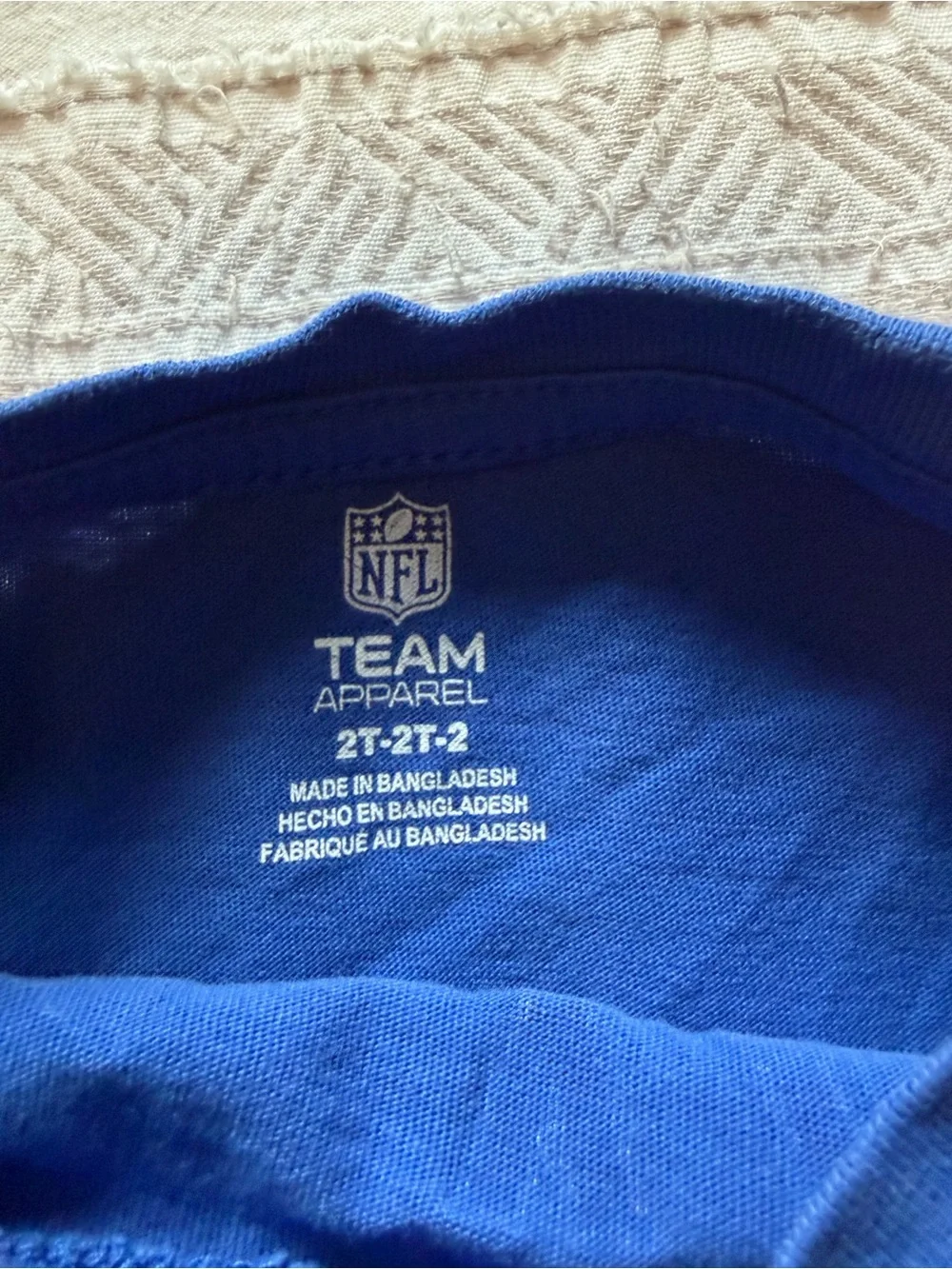 NFL Team Apparel NY Giants 2T Shirts